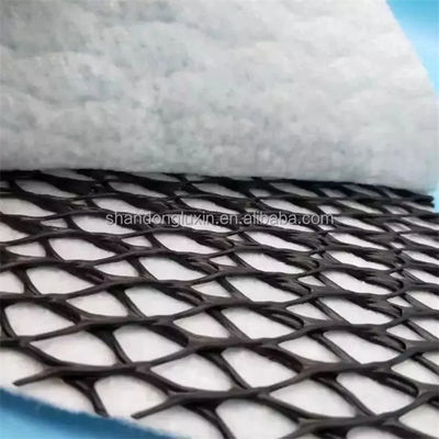 50m/100m 길이 HDPE  Mesh 3D 복합 배수 복합 지오 네트워크 흑백