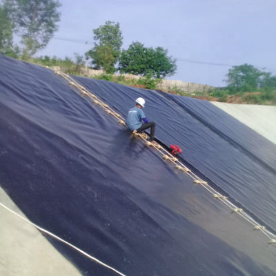 1m-8m 너비 0.3mm-3.0mm 두께 강화된 호수 배열을 위한 HDPE 지오 멘브라인 부리