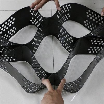 용접 거리 330mm-1000mm HDPE 지오 셀