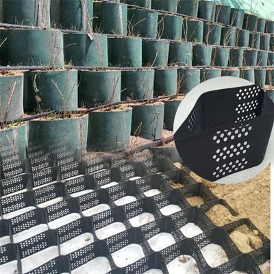 구조화 된 부드러운 HDPE 지오 셀 벽 가로 범주 및 산업 디자인 유지