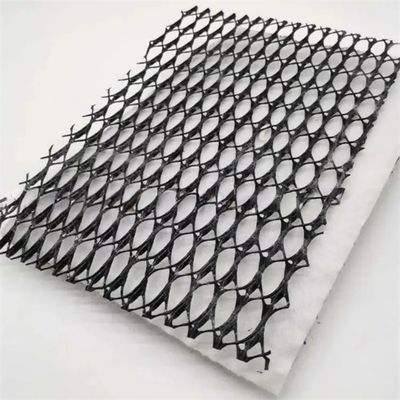 2m-4m 너비 Hdpe 전체 프로젝트 솔루션을위한 3D 삼면성 복합 배수망