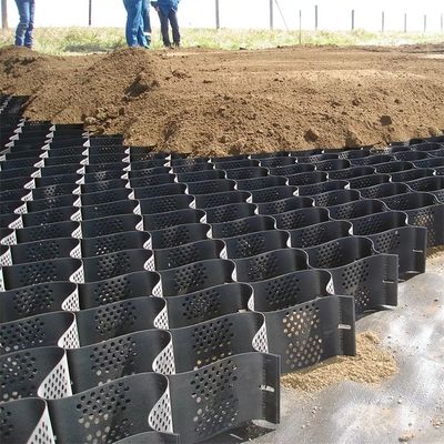 HDPE 지오셀 ASTM 얇은 지오셀 비석 도로를 포장 그리드 꿀집 도로를 위해