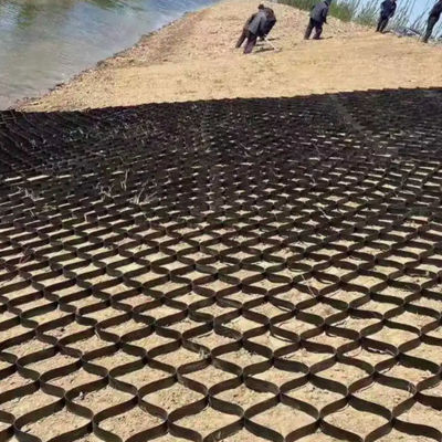 검은 HDPE 지오 셀 이 침식 조절 과 토양 안정화 를 위한 궁극적 인 해결책