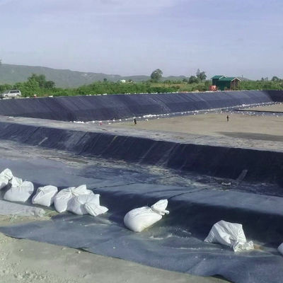 지오 엠브란 웅덩이 라이너 HDPE 지오 엠브란 라이너 표면 양쪽 모두 부드러운 0.75mm 1mm 2mm