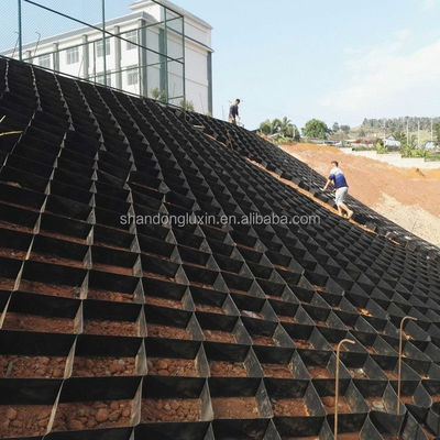 블랙 어드워크 제품 Hdpe 지오셀 부드러운 지오셀 비석 차고 도로 포장 그리드