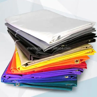 저렴한 가격 50-300gm Pe Tarpaulin for Truck 방수력 높은 강도와 가벼운 무게