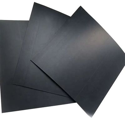 0.5mm 검은 HDPE 지오 림프 라인어 물고기 새우 농장 연못 양쪽 텍스처 / 매끄러운