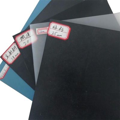 0.5mm 검은 HDPE 지오 림프 라인어 물고기 새우 농장 연못 양쪽 텍스처 / 매끄러운