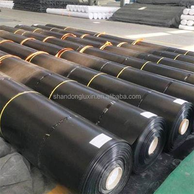 표준 ASTM GRI-GM13 45 밀리 식품 등급 검은 파란색 EPDM 고무 수영장 시트 라인