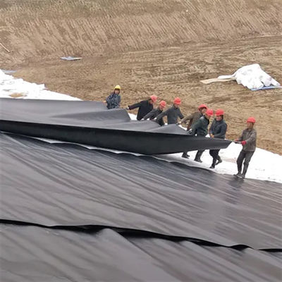 표준 ASTM GRI-GM13 45 밀리 식품 등급 검은 파란색 EPDM 고무 수영장 시트 라인