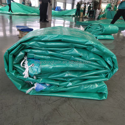 줄무늬 천장 PE 파란색 PE 방수 천장 HDPE 물질