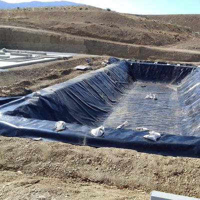 생선 농장 연못 라인어 HDPE 지질막 길이 50-200m 검은 흰색 파란색 녹색 맞춤