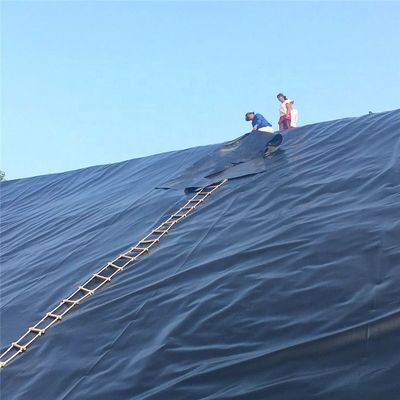 양면 매끄러운 HDPE 지질막 덤 라인어