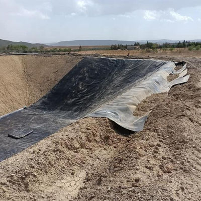 케냐의 농장용 500 미크론 HDPE 호수 덤비 라인어