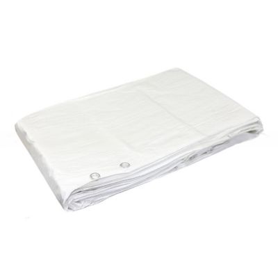 140g-220g 가벼운 흰색 PE 텐플린 완공 시트