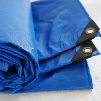 4mx6m HDPE 직물 및 LDPE 라미네이션과 함께 무거운 용량 방수 PE 텐플린 잎