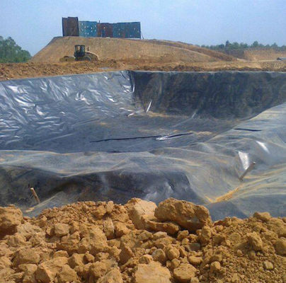 케냐의 농업 연못을위한 부드러운 / 텍스처 1.5mm HDPE 쓰레기 매립 지오 림프라인 라인어