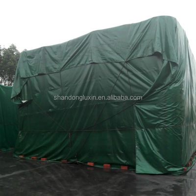 물 막연한 트럭 덮개 및 HDPE 직물 화물 보관용 플레이드 스타일 PE 사용자 지정 타르프