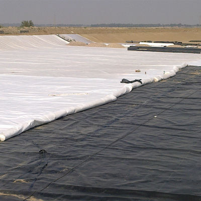 새우 농장 연못 라이너 설치를위한 이중 부드러운 표면 1mm HDPE 지오 멘브라인