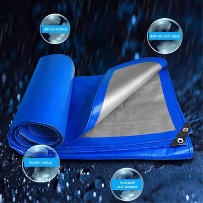 야외 나무 덮개 HDPE 텐플라인 LDPE 라미네이션과 6*6-16*16 밀도
