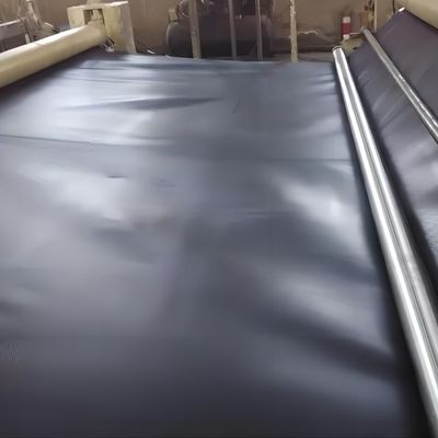 HDPE 지오 멘브란 0.5mm 1mm 2mm 2.5mm 생선 연못 라이너 1-6m 너비 방수 물질