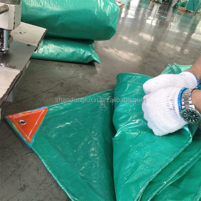 품질 HDPE 재료 직물 4x5m PE 텐과 로고 인쇄가있는 표지판