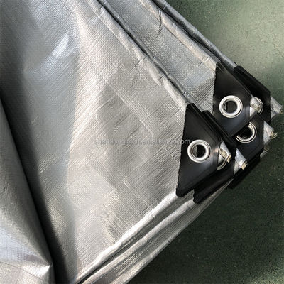 HDPE 120gsm 파란색 PE 캔버스 텐프 폴리 텐프 옥외 정원에용 방수