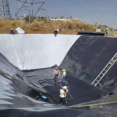 직접 공급 하 고 HDPE 지오 엠브라인 라인어 덩어리 덤브라인 블랙 화이트 녹색 파란색