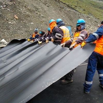 LLDPE 저수지 라인 1.5mm 플라스틱 덤 HDPE 지오 엠브라인 시트 50-200m 길이