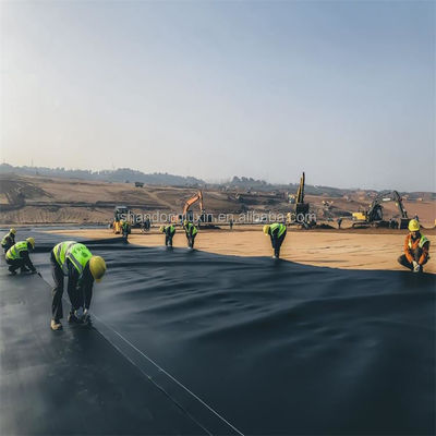 LLDPE 저수지 라인 1.5mm 플라스틱 덤 HDPE 지오 엠브라인 시트 50-200m 길이