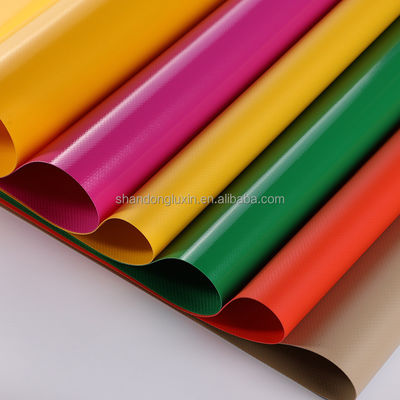 280-960gsm 중량 트럭 커버 커스터마이징을위한 PVC 텐폴린 재료