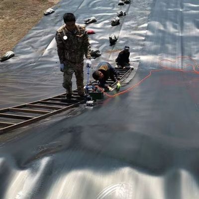 1.5mm 블랙 HDPE 지오 멘브라인 레이크 덤 라인어 농장 라인어 산업 디자인 스타일