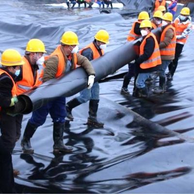 광산저수지 덤비에 있는 생선 연못 새우 농장용 HDPE 지오 림프 라인러