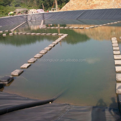 ASTM GRI-GM13 HDPE 지오 림프 라인어 광산 수지 덤비 물고기 연못 새우 농장