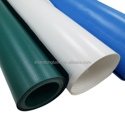 청색의 평면 스타일 PVC 방수 텐포린