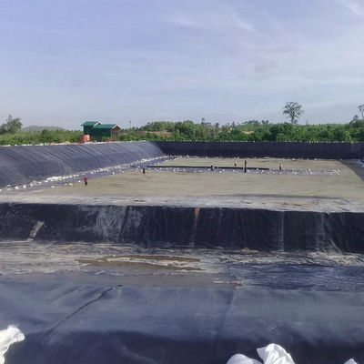 1.5mm HDPE 지오 멘브란 광산 물고기 연못 호수 및 덤 라인러 유연 물질