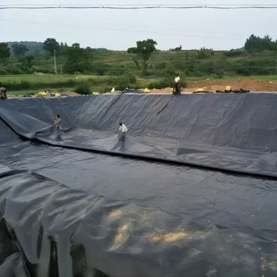0.75mm HDPE 지오 엠브레인 인위적 호수 탱크 덤비 쓰레기 매립지 배열 라인