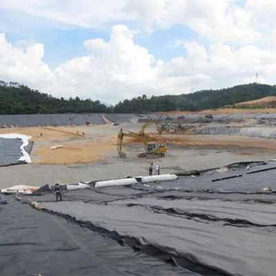 1m-8m 너비 HDPE 지오 림프 라인어 광업 용 수전 덤비 물고기 연못 새우 농장