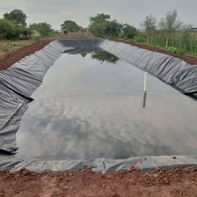 두 배 매끄러운 표면 0.5mm HDPE 검은 지오 림프 라인어