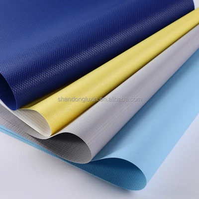 850gm 방수 방화 PVC 코팅 텐트 재료를 위한 흑색 텐트 천재
