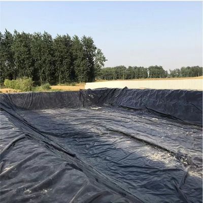 1.0mm HDPE 지오 엠브라인 인위 호수 두 배 매끄러운 표면 그래픽 디자인 솔루션