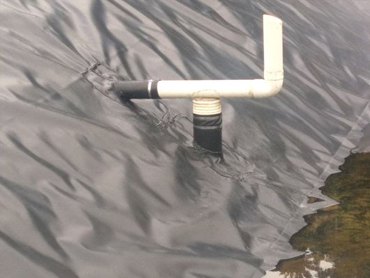 야외 물고기 연못 라인러를 위한 이중 매끄러운 표면 전공 1.5mm HDPE 지오 멘브라인