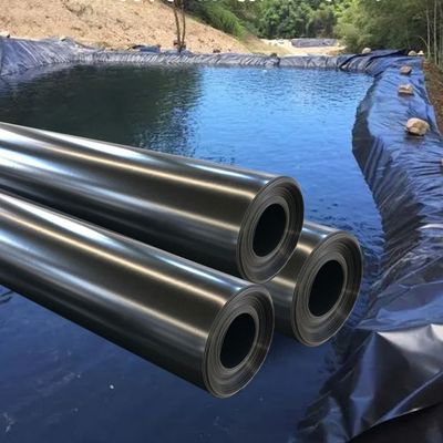 수산업에 사용되는 생선 연못 부피를위한 야외 두 배 매끄러운 0.5mm HDPE 지오 멘브라인