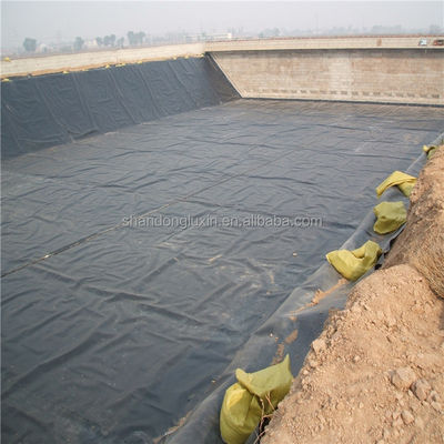 그래픽 디자인 HDPE 매끄러운 지오 멘브란 물고기 연못 라인어 1.5mm 2mm 쓰레기 매립지