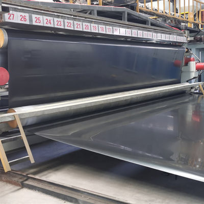 그래픽 디자인 HDPE 매끄러운 지오 멘브란 물고기 연못 라인어 1.5mm 2mm 쓰레기 매립지