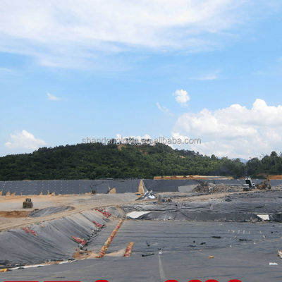 두께 0.2mm-2.8mm HDPE 지오 림프로 물고기 연못 라이너와 연못에 있는 램 라이너