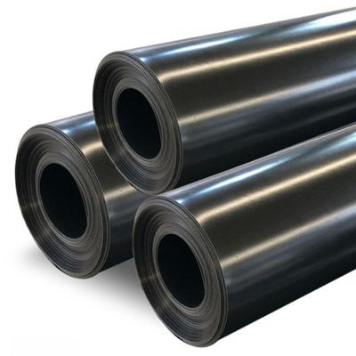 검은 HDPE 생선 연못 라이너 80 밀리 2mm 바이오 가스 소화기 및 배설물 연못에 설계