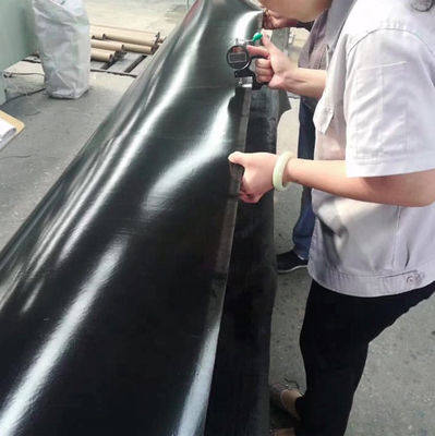 1m-8m 너비 두 배 매끄러운 검은 HDPE 연못 라인어