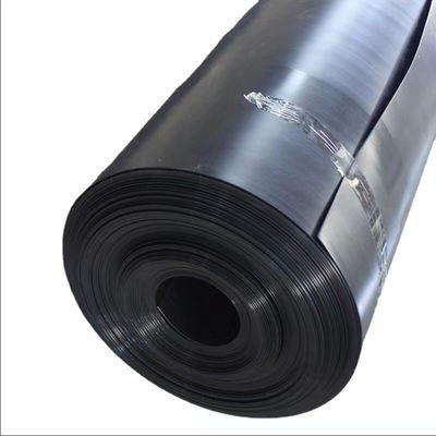 고속도로 호수 및 덤 물고기 연못을위한 검은 이중 매끄러운 표면 0.5mm HDPE 지오 엠브라인