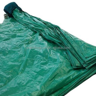 높은 표면 경화성 PE 텐플린 자외선 저항을 위해 녹색 색상 및 160 gsm